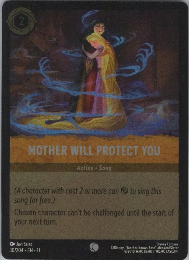 Disney Lorcana: Winterspell COMMON FOIL Mother Will Protect You #30/204