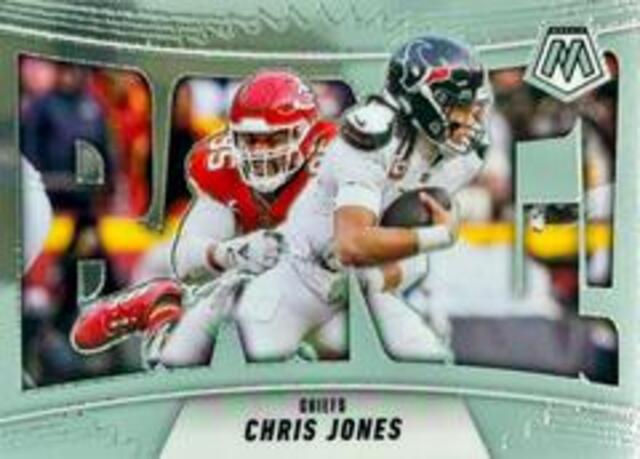 NFL 2025 Panini Mosaic: Bang - Chris Jones #8 Chiefs