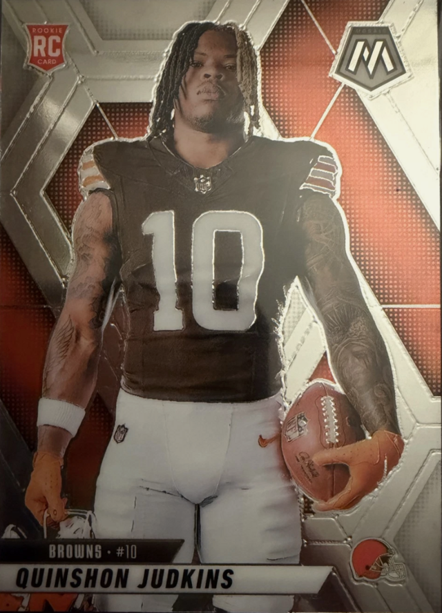 NFL 2025 Panini Mosaic: Browns - Quinshon Judkins #276 Rookie Card