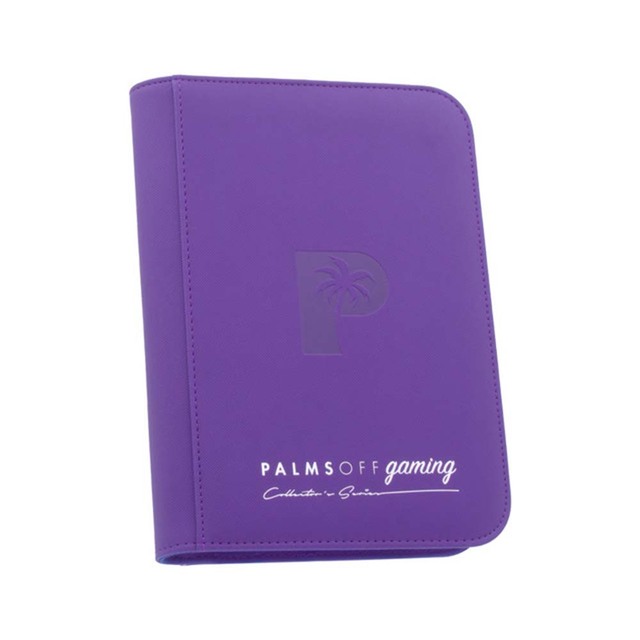 Palms Off Collector’s Series 4 Pocket Zip Binder – PURPLE