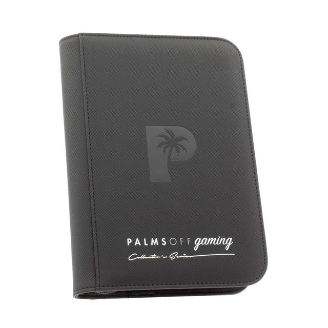 Palms Off Collector’s Series 4 Pocket Zip Binder – BLACK