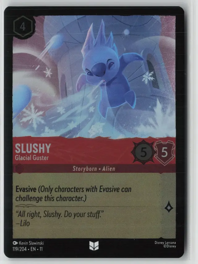 Disney Lorcana: Winterspell UNCOMMON FOIL Slushy - Glacial Guster #119/204