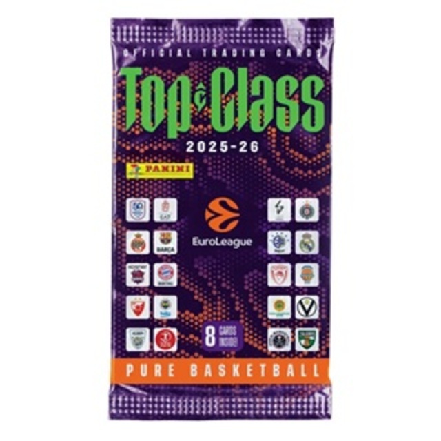 Panini Top Class 2025-26 Pure Basketball EuroLeague Official Card Collection - Pack