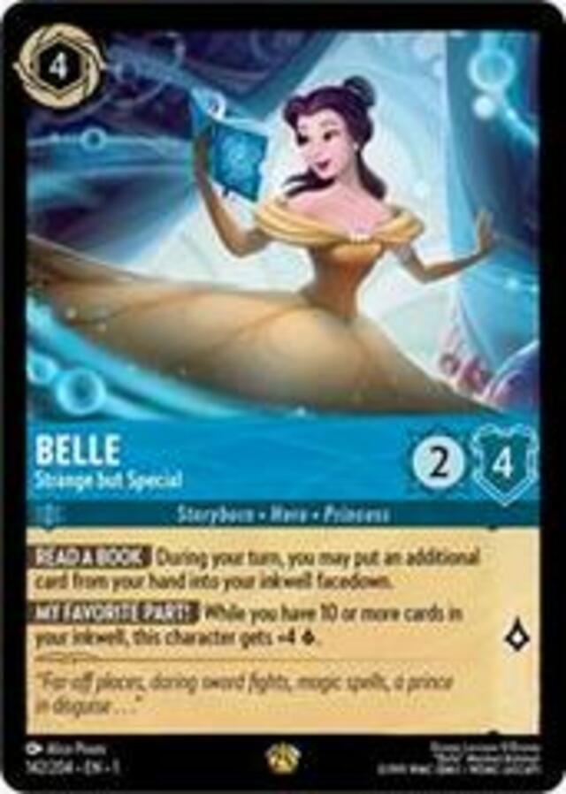 Disney Lorcana: The First Chapter LEGENDARY Belle - Strange But Special #142/204