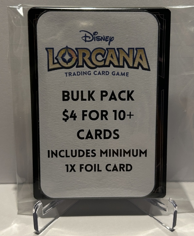 Disney Lorcana Bulk Pack - Scale Hobbies Ltd