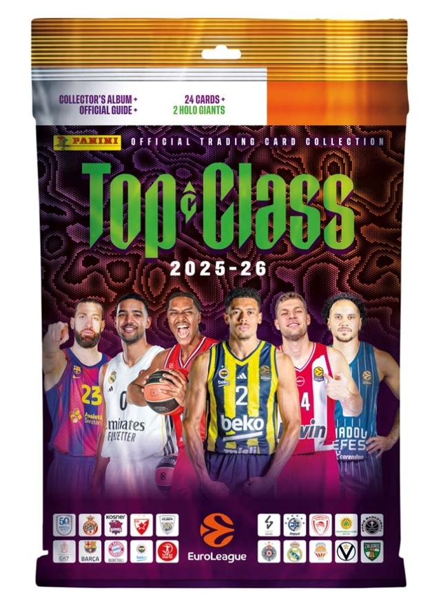 Panini EURO LEAGUE Top Class 2026 Basketball Starter Pack