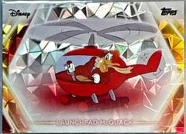 Topps Disney: Neon - Launchpad McQuack #124 Diamante