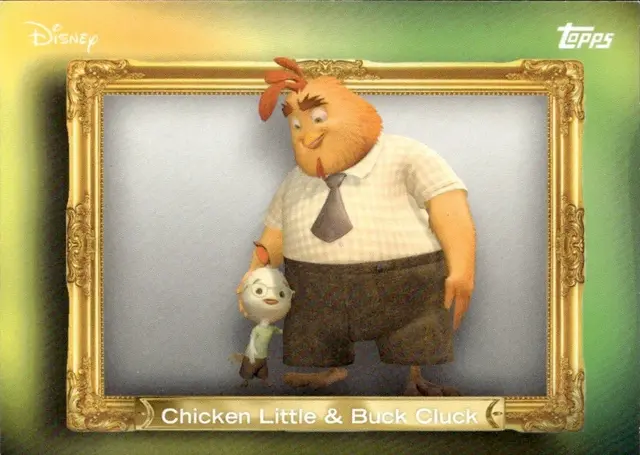 Topps Disney Neon 2026: Family First - Chicken Little And Buck Cluck #FF-18
