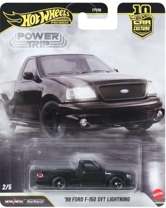 Hot Wheels Car Culture Power Trip 2/5 - '99 Ford F-150 SVT Lightning
