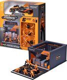 F1 McLaren MCL38 Miami Grand Prix 2024 Pit Pass Diorama Playset - Bburago 1/43