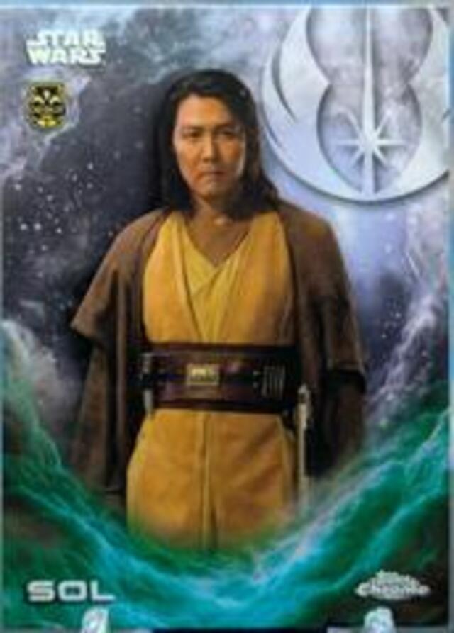 Topps Star Wars: Chrome 2025 - Sol #CE-45 Super Box Variation Debut