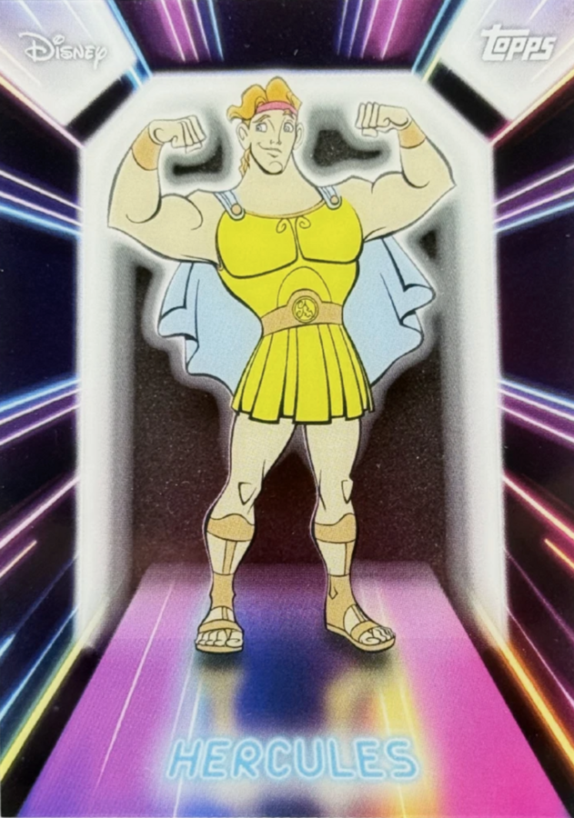 Topps Disney 2026 Neon: Illuminated Neon Lights - Hercules #NPL-11