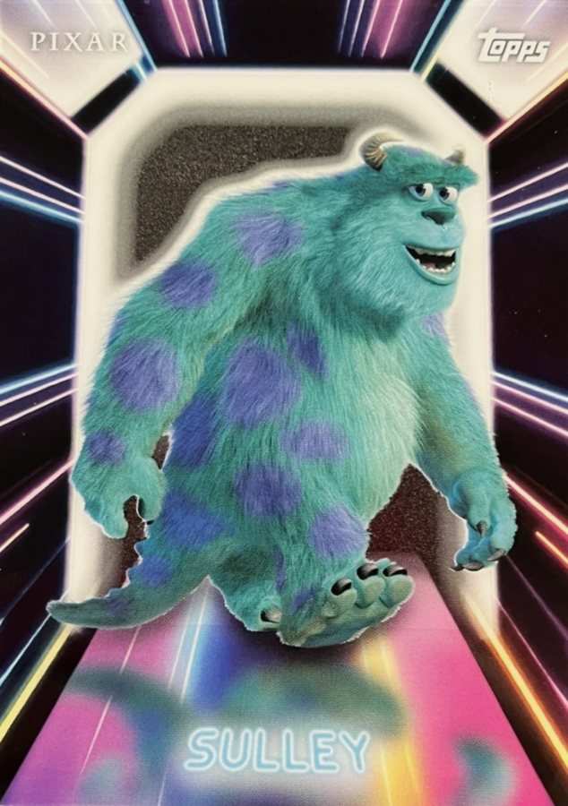 Topps Disney 2026 Neon: Illuminated Neon Lights - Sulley #NPL-23