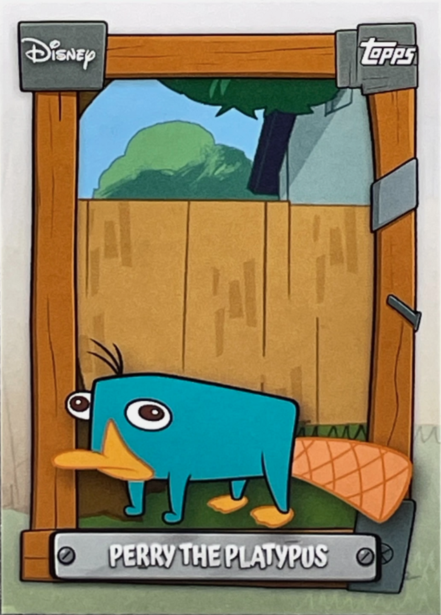 Topps Disney 2026 Neon: Phineas And Ferb - Perry The Platypus #P&F-5