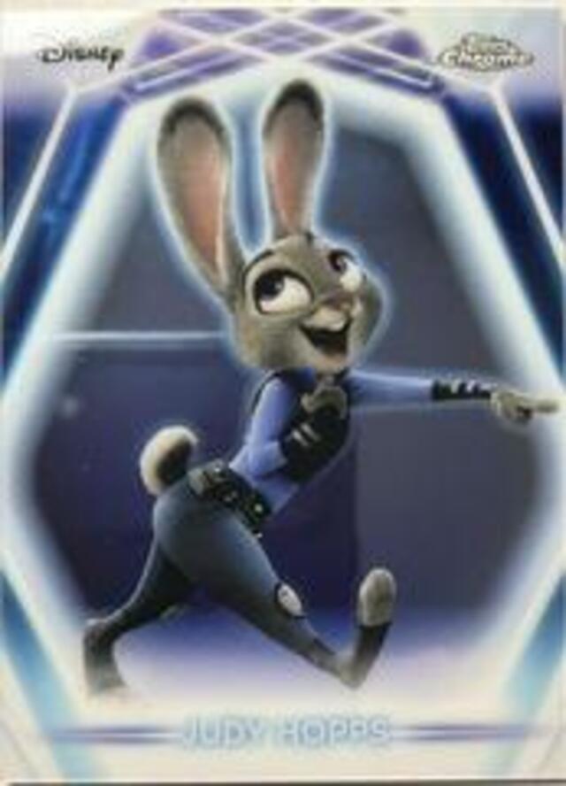 Topps Disney 2026 Neon: Chrome Etch - Judy Hopps #CNE-62