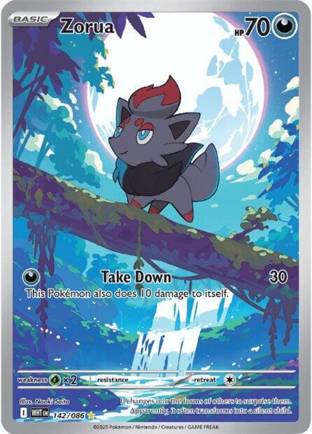 Pokemon TCG: Zorua #142/086 Pokemon White Flare