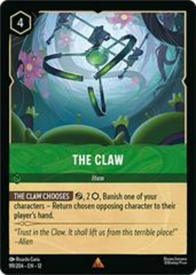 Disney Lorcana: Wilds Unknown RARE The Claw #99/204