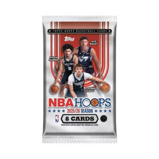 Topps NBA Hoops 2025-26 Basketball Booster Pack