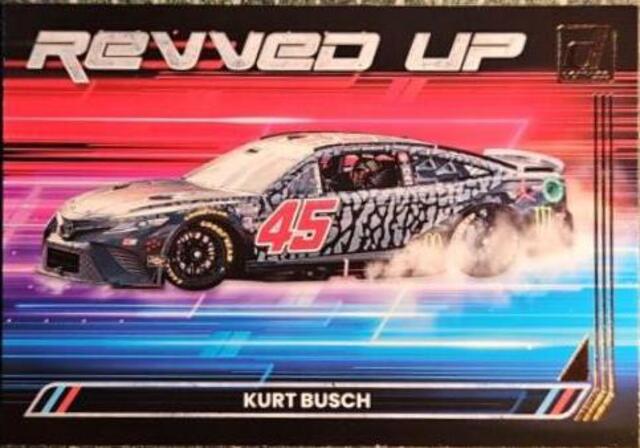 Kurt Busch #RU7 2023 Panini Donruss NASCAR Revved Up