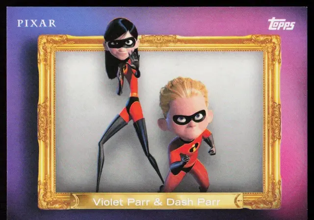 Topps Disney 2026 Neon: Family First - Violet Parr & Dash Parr #FF-33