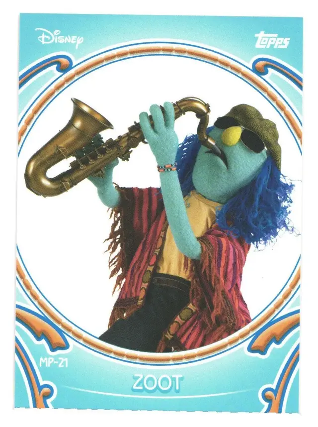 Topps Disney 2026 Neon: The Muppets Puzzle - Zoot #MP-21