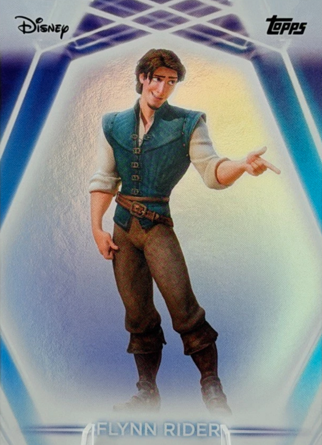 Topps Disney 2026: Neon - Flynn Rider #60 Rainbow Foilboard