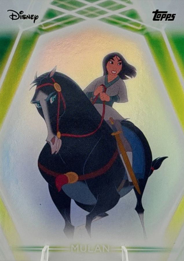 Topps Disney 2026: Neon - Mulan #75 Rainbow Foilboard