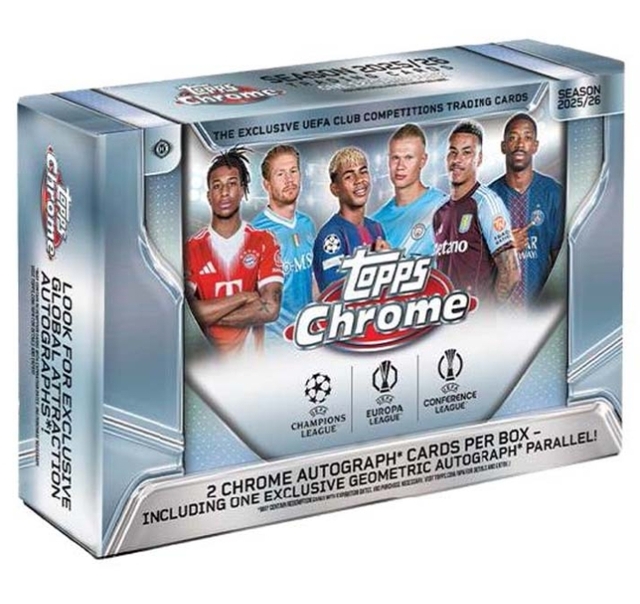Topps Chrome UEFA Club Competitions Hobby Delight 2025/26