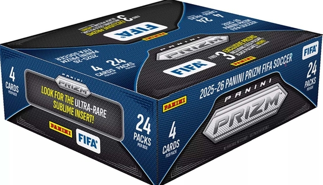 Panini Prizm FIFA Soccer 2025-2026 Counter Display