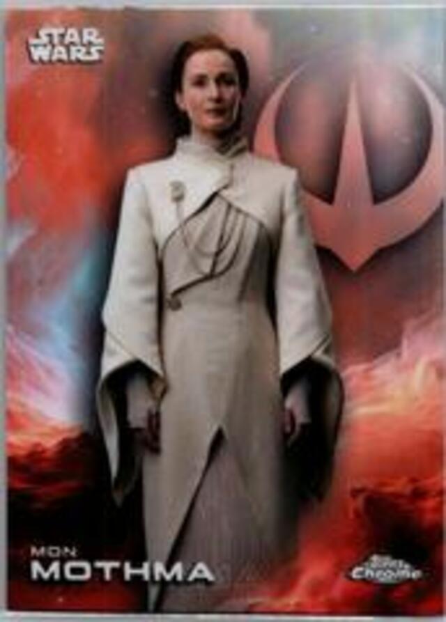 Topps Star Wars: Chrome 2025 - Mon Mothma #93 Rainbow Refractor