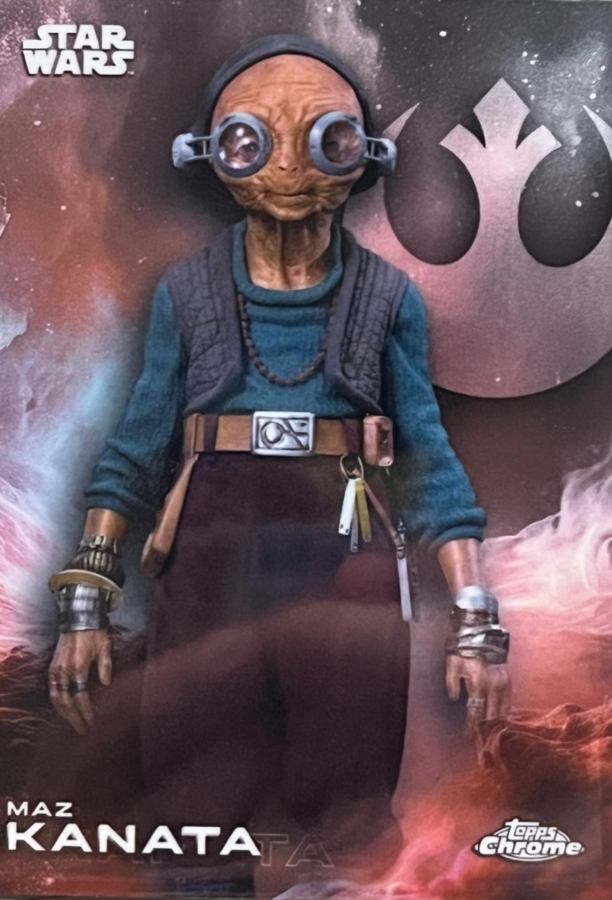 Topps Star Wars: Chrome 2025 - Maz Kanata #90