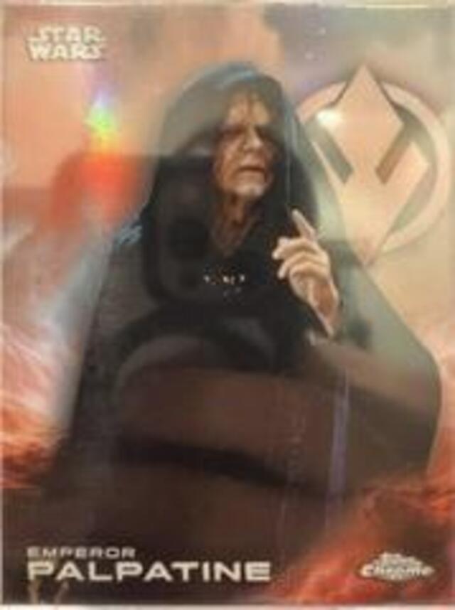 Topps Star Wars: Chrome 2025 - Emperor Palpatine #38 Rainbow Refractor