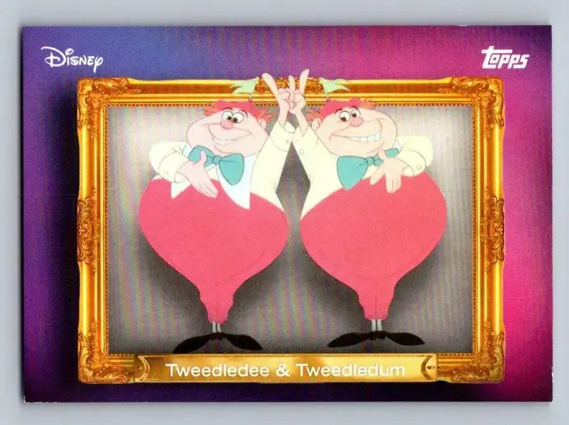 Topps Disney 2026 Neon: Family First - Tweedledee & Tweedledum #FF-11