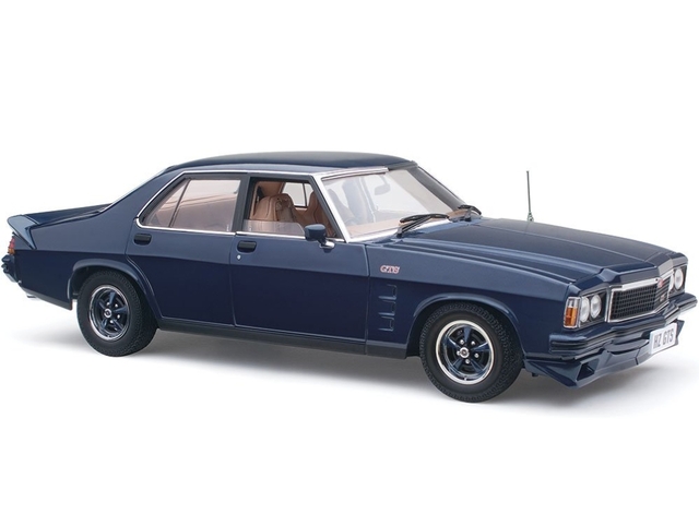 Classic Carlectables Holden HZ GTS Sedan Nocturne Blue Metallic (308ci Engine)