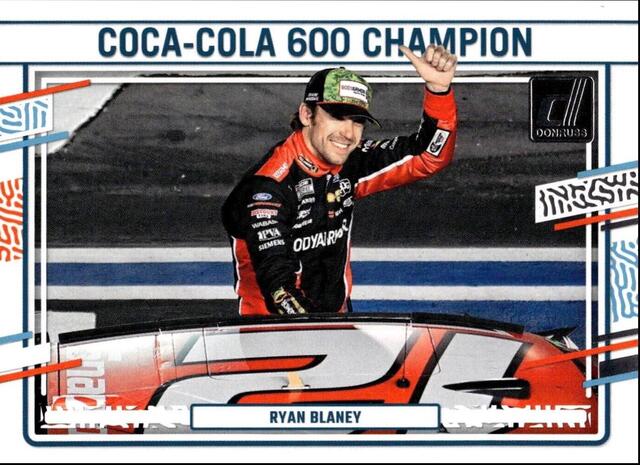 Ryan Blaney #172 2024 Donruss NASCAR