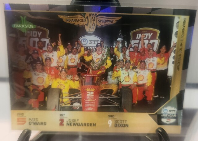 2025 Parkside Indycar # 108 Indianapolis Motor Speedway - Checkered Flag Foil