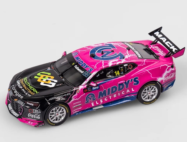 Authentic Collectables 1:43 Brad Jones Racing Middy’s Electrical #14 Chevrolet Camaro ZL1 - 2024 Supercars Championship Season