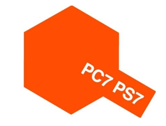 Tamiya Spray for Polycarbonate PS-7 ORANGE
