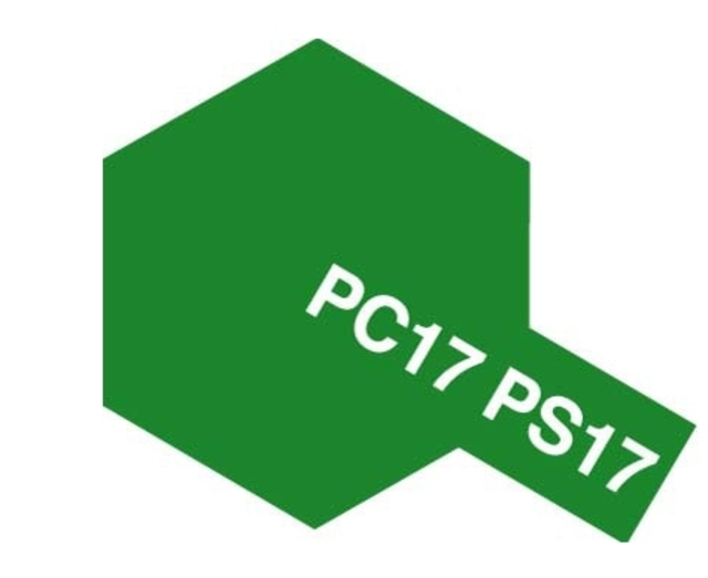 Tamiya Spray for Polycarbonate PS-17 METALLIC GREEN