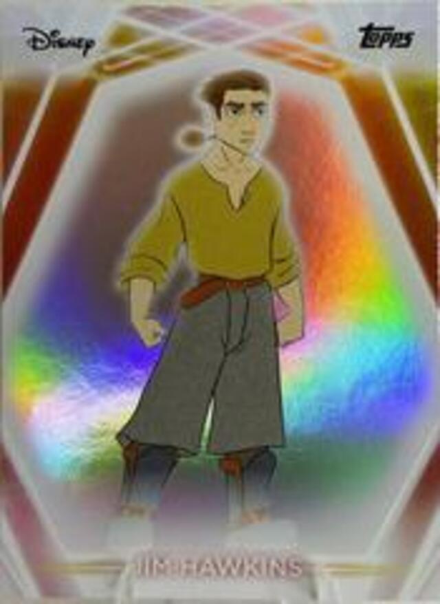 Topps Disney 2026: Neon - Jim Hawkins #149 Rainbow Foilboard
