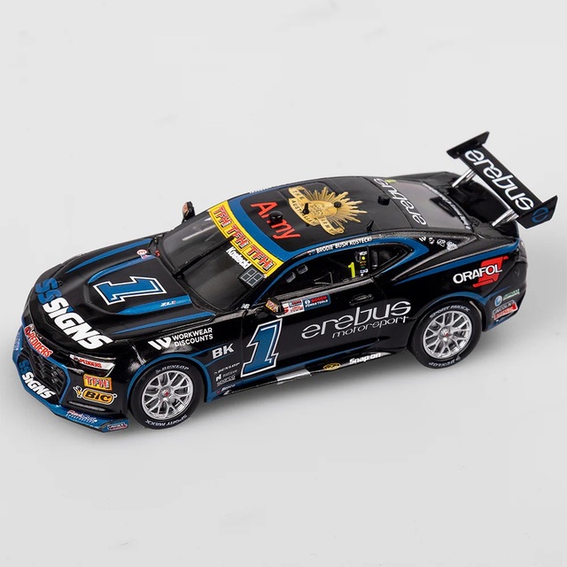 Erebus Motorsport #1 Brodie Kostecki Chevrolet Camaro ZL1 - 2024 Perth SuperSprint Throwback Livery - Authentic Collectables 1/43