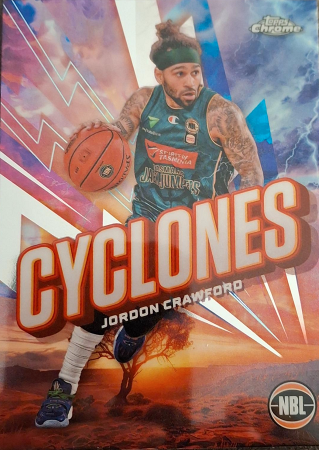 Topps Chrome NBL 2024-25: Cyclones - Jordon Crawford #C-19