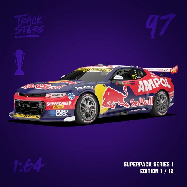 Red Bull Ampol Racing #97 Chevrolet Camaro ZL1 Supercar - 2023 Repco Bathurst 1000 Winner - Van Gisbergen/Stanaway - TrackStars 1/64
