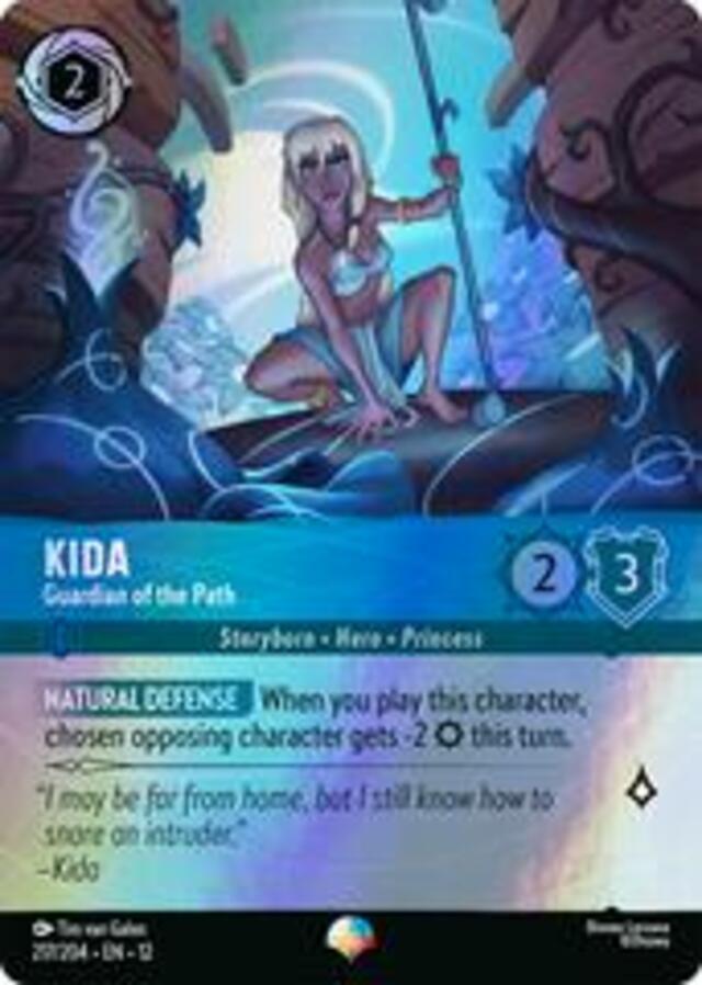 Disney Lorcana: Wilds Unknown EPIC Kida - Guardian Of The Path #217/204