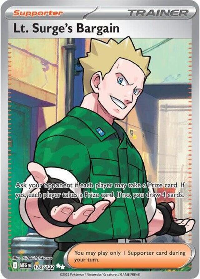 Lt. Surge's Bargain #170/132 Pokemon Mega Evolution