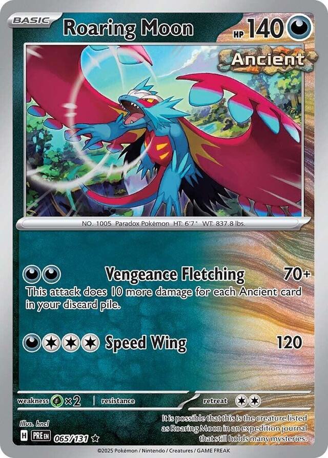 Roaring Moon #065/131 Pokemon Prismatic Evolutions