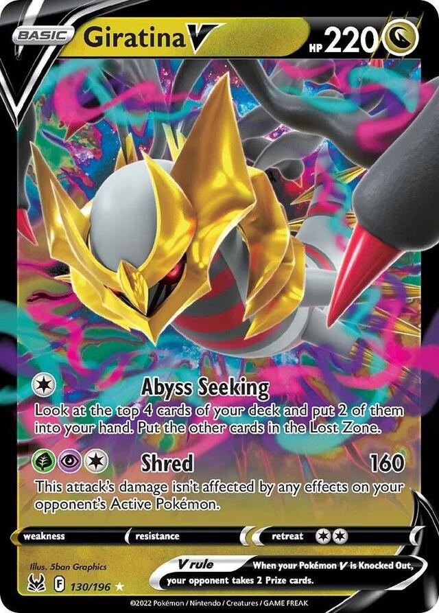 Giratina V #130/196 Pokemon Lost Origin