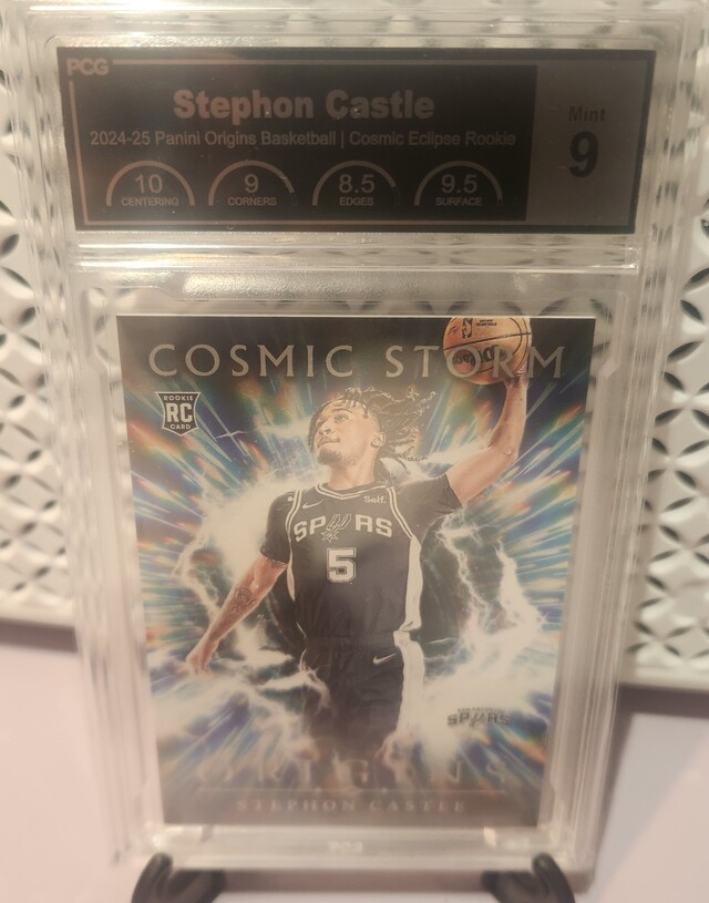 Stephon Castle #7 2024 Panini Origins Cosmic Storm PCG 9 Mint