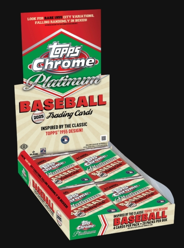 2025 Topps Chrome Platinum Baseball - Hobby Box