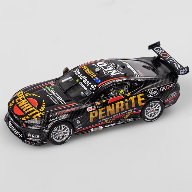 Penrite Racing #26 Richie Stanaway Ford Mustang GT 2024 NTI Townsville 500 - Authentic Collectables 1/43